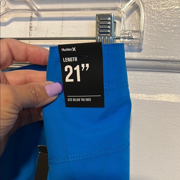 Hurley Men's Blue Swim Shorts - Picture 3 of 5